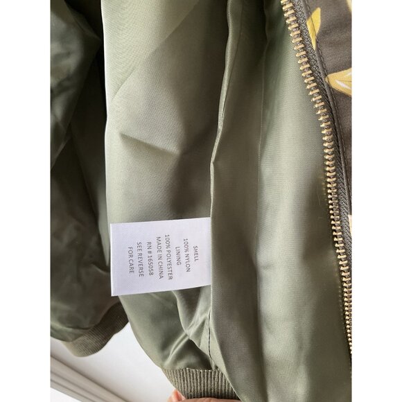 Immersive Klimt Gustav Klimt Leaves Painting Jacket Gift for Art Lover Bomber - Picture 9 of 10